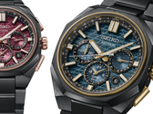Gröna Seiko HAB009J och vinröda HAB010J, på bild.