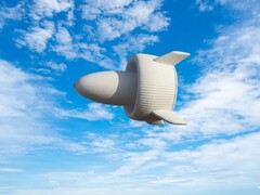 Vindkraftverket S1500 i skyn (Bildkälla: People's Daily, Kina; AI-redigerad)