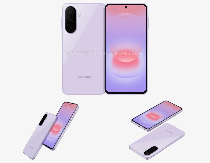 Galaxy A27 ser mycket mer premium ut än Galaxy A26 i läckta renderingar.