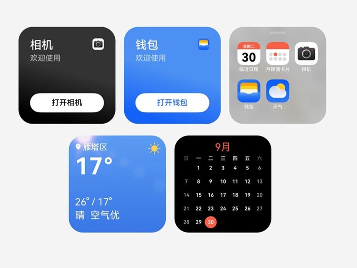 Den sekundära skärmen låter dig kolla kalendern och komma åt appar (Bildkälla: Huawei)