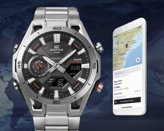 Casios klocka Edfice Sospensione ECB-2300YD-1A (bilden) har lanserats i Japan. (Bildkälla: Casio)
