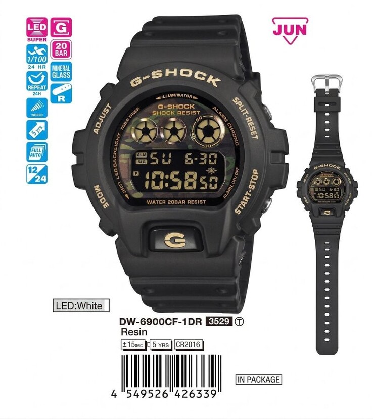 Klockan Casio G-Shock DW-6900CF-1