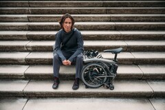 Brompton Electric T Line levereras med en hopfällbar design (Bildkälla: Brompton)