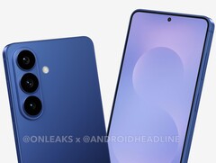 Galaxy S26 förväntas ha en design som är inspirerad av Galaxy Z Fold 7. (Bildkälla: OnLeaks och AndroidHeadlines)