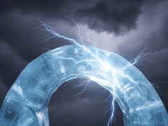 En dekorativ bild som föreställer böjd is som producerar elektricitet (Bildkälla: AI-genererad bild)