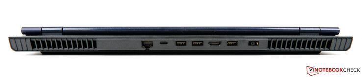 Tillbaka: Ethernet (RJ-45), USB-C 3.2 Gen 2, 2x USB-A 3.2 Gen 1, HDMI, USB-A 3.2 Gen 1, AC-adapter