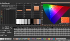 CalMAN: ColorChecker (kalibrerad)