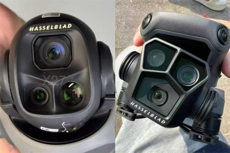 Mavic 4 Pro bredvid en Mavic 3 Pro, från vänster till höger. (Bildkälla: Jasper Ellens)