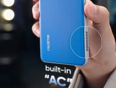 Den &quot;inbyggda AC&quot;-smarttelefonen. (Bildkälla: Realme)