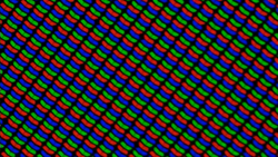 Representation av subpixelmatrisen (RGB-matris)