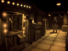 Bendy: Lone Wolf lanseras som en återberättad version av Boris and the Dark Survival. På bilden - officiellt konstverk från spelet. (Bildkälla: Steam)  