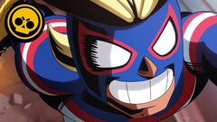 All Might: El Primo som ses i den animerade trailern Brawl Stars x My Hero Academia.