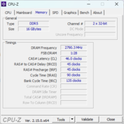 CPU-Z minne
