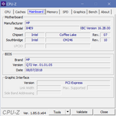 CPU-Z Moderkort