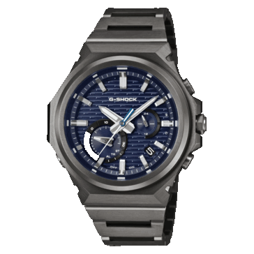 G-Shock GST-B1000BD-2A-klockan har en blå urtavla