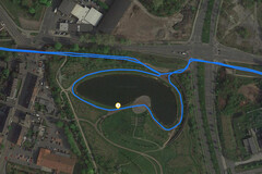 GPS-test: Samsung Galaxy S10 – Cykeltur runt en sjö