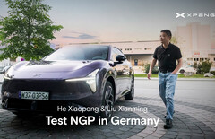 Testkörning i Münchens stadstrafik: Xpengs VD He Xiaopeng demonstrerar det nya Next Generation Pilot (NGP)-systemet i Xpeng L03.