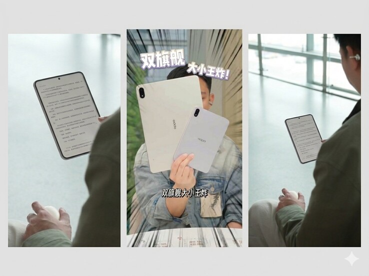 Oppo Pad Minis design på fram- och baksidan har läckt ut.