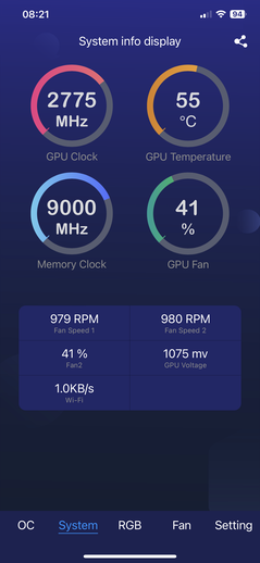 Xtreme Tuner Plus - systemövervakning