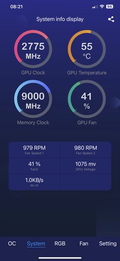 Xtreme Tuner Plus - systemövervakning