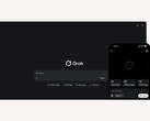 En reklambild för xAI:s Grok som visar upp chatbot-gränssnittet på desktop och mobil. (Bildkälla: xAI)