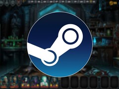 En bild som visar Steam-logotypen och spelet Iratus: Lord of the Dead, som för närvarande kostar under 3 dollar.