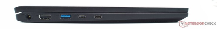 Hollow-uttag, HDMI, USB 3.2 Type-A, 2 x USB Type-C med PD och Thunderbolt 4