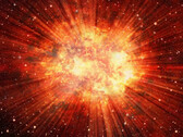 Konstnärlig illustration som visar en explosion i rymden. (Bildkälla: Shutterstock/mik ulyannikov)