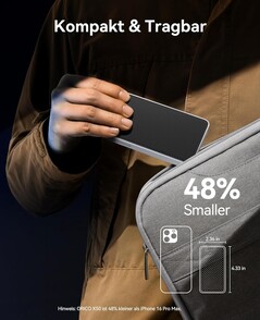 Jämförelse av smartphonestorlek