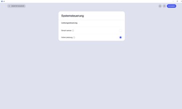 "Systemkontroll": prestandalägen