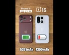 Apple iPhone 18 Pro Max klarar sig förvånansvärt bra jämfört med OnePlus 15 i batteritest