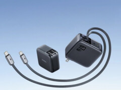 Baseus har lanserat EnerCore CJ21 Retractable Charger 67W USB-C (bilden) i Europa. (Bildkälla: Baseus)