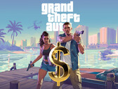 GTA 6 konstverk med Jason, Lucia och dollartecken (Bildkälla: Rockstar Games med ändringar)