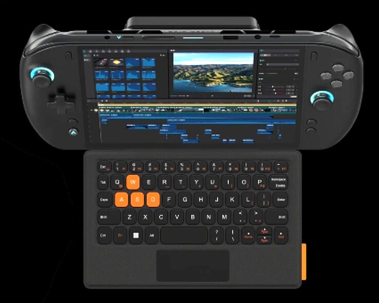 X2 Mini Pro kan användas som en 2-i-1-dator med en avtagbar magnetisk tangentbordsenhet.