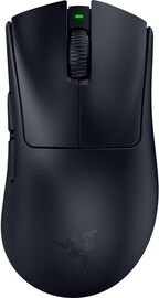 Toppvy av Razer DeathAdder V4 Pro i svart färg (Bildkälla: Amazon)