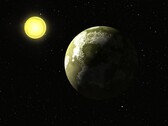 En konstnärsillustration som visar en exoplanet med en stjärna. (Bildkälla: Mikkehouse - Pixabay)