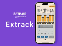 Yamaha Extrack-appen gör det möjligt för musiker som är ensamma att öva på att framföra låtar som om ett riktigt band var närvarande. (Bildkälla: Yamaha Japan)