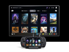 GPD Win 5 med vad som ser ut att vara en ny GPD-dockningsstation. (Bildkälla: GPD - redigerad)