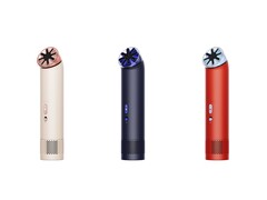 Dyson HushJet Mini Cool-fläkten finns i tre färger.