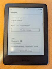 När du kör har du tillgång till ett stort antal ytterligare appar som Amazon förmodligen inte godkänner (Bildkälla: Notebookcheck)