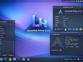LinuxHub Prime 3.1.5 är en annan Arch-baserad distro som uppdaterades den här månaden