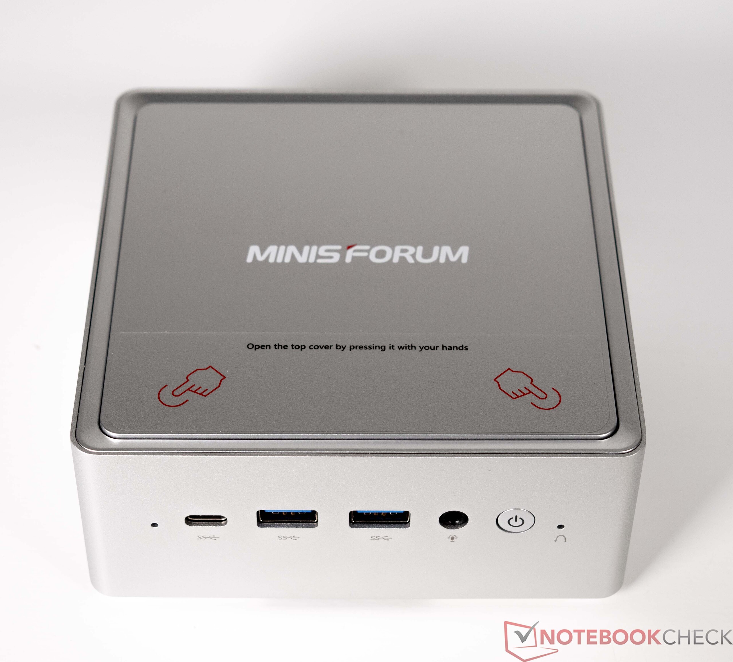 MINISFORUM Venus Series NAB6 Mini PC, 12th Gen Core i7-12650H Barebone  Vesion Small Compter Without RAM and SSD, 2X HDMI+2X USB-C 4K@60Hz Output,  2X