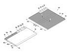 Samsung Display har drastiskt ändrat sitt inåt- och utåtvikbara koncept sedan CES 2023. (Bildkälla: USPTO)