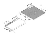 Samsung Display har drastiskt ändrat sitt inåt- och utåtvikbara koncept sedan CES 2023. (Bildkälla: USPTO)
