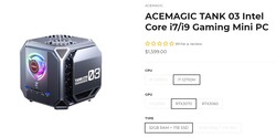 Acemagic Tank03 - konfigurationer (källa: Acemagic)