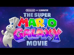 Super Mario Galaxy Movie med Pillsbury doughboy (Bildkälla: Illumination, Pillsbury, med redigeringar)