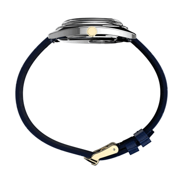 Sidovy av Timex Q 1976 Day and Date