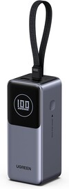 Ugreen Nexode Power bank 20000mAh 130W med integrerad USB-C-kabel. (Bildkälla: Ugreen)