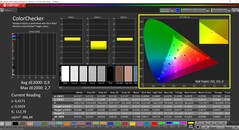 CalMAN ColorChecker kalibrerad