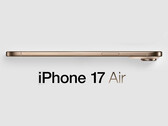 Ryktad iPhone 17 Air kan komma med en tjocklek på 9,5 mm runt kameran. (Bildkälla: MacRumors - redigerad)